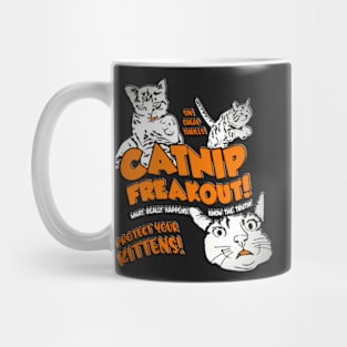 funny Catnip Madness Cute Kitten Funny Cat Pet Humor Mug